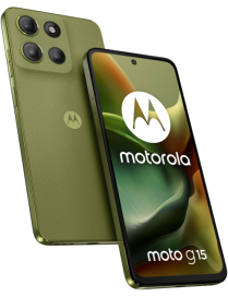 Motorola moto g15 17,1 cm (6.72") SIM doble Android 15 4G USB Tipo C 8 GB 128 GB 5200 mAh Verde