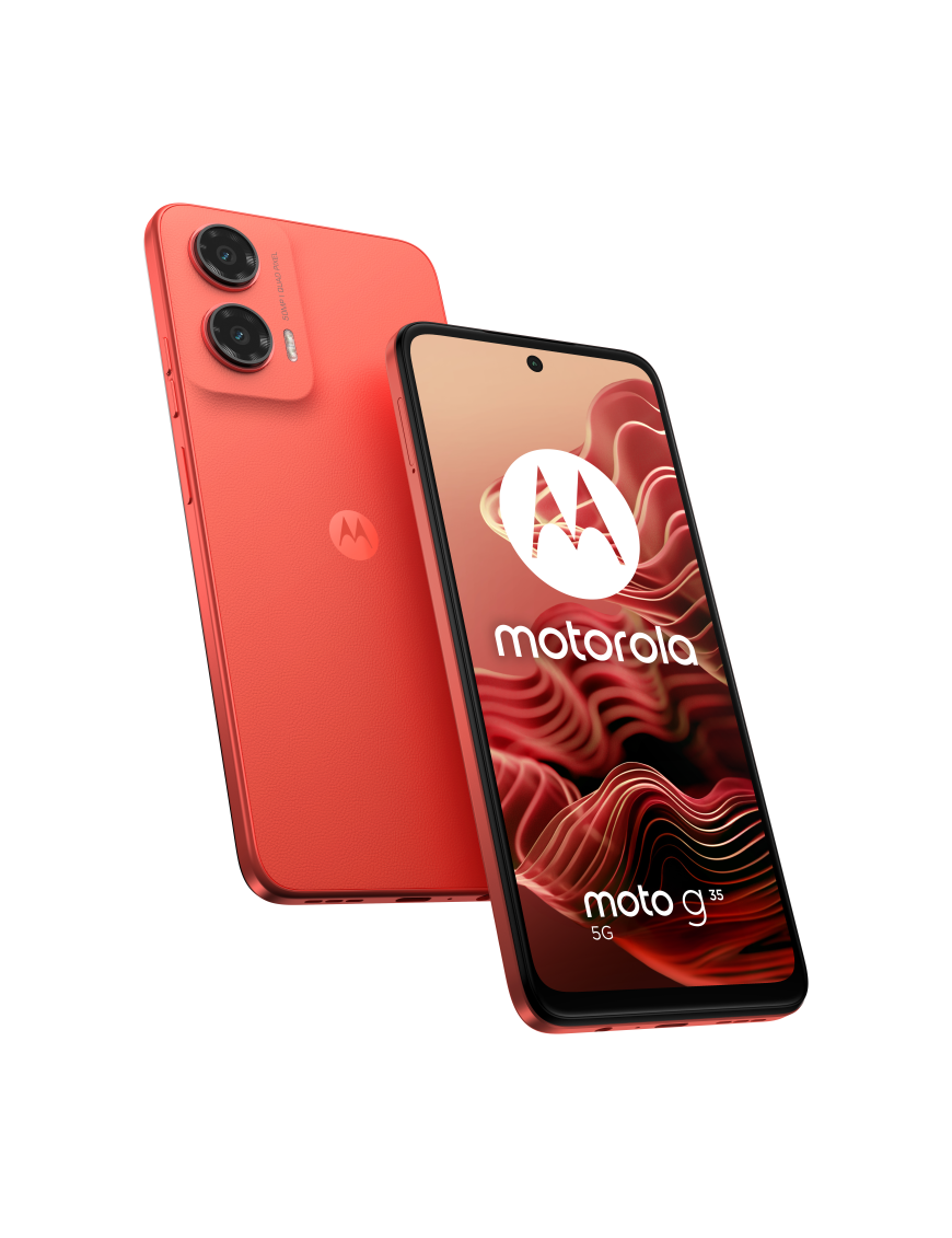 Motorola moto G35 5G 17,1 cm (6.72") SIM doble Android 14 USB Tipo C 8 GB 256 GB 5000 mAh Rojo