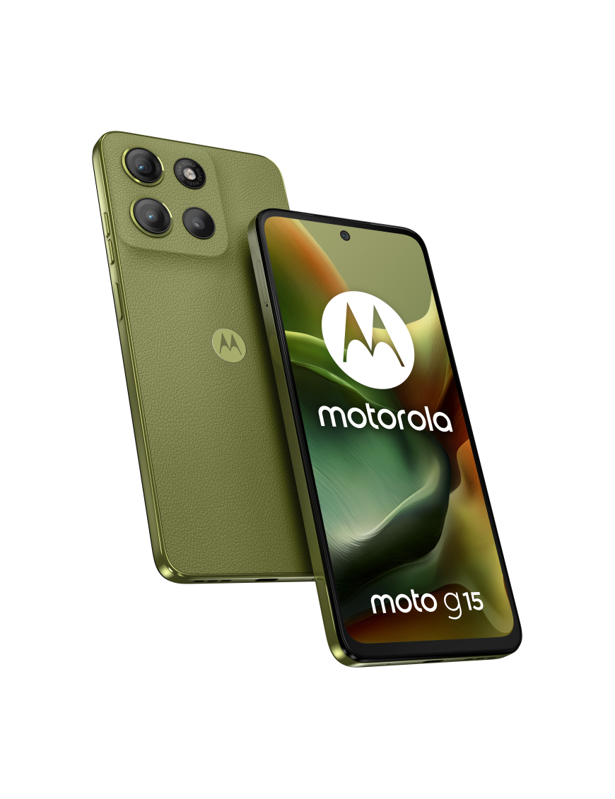 Motorola moto g15 17,1 cm (6.72") SIM doble Android 15 4G USB Tipo C 8 GB 512 GB 5200 mAh Verde