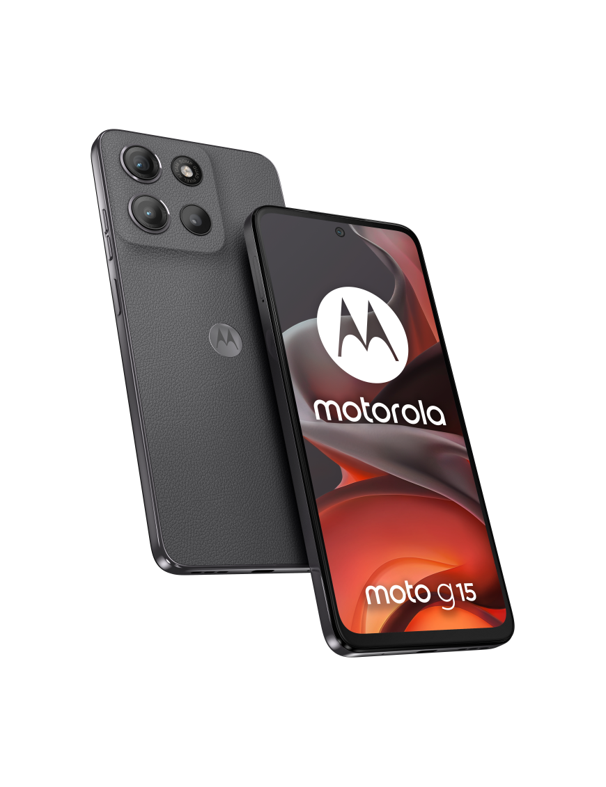 Motorola moto g15 17,1 cm (6.72") SIM doble Android 15 4G USB Tipo C 8 GB 512 GB 5200 mAh Gris