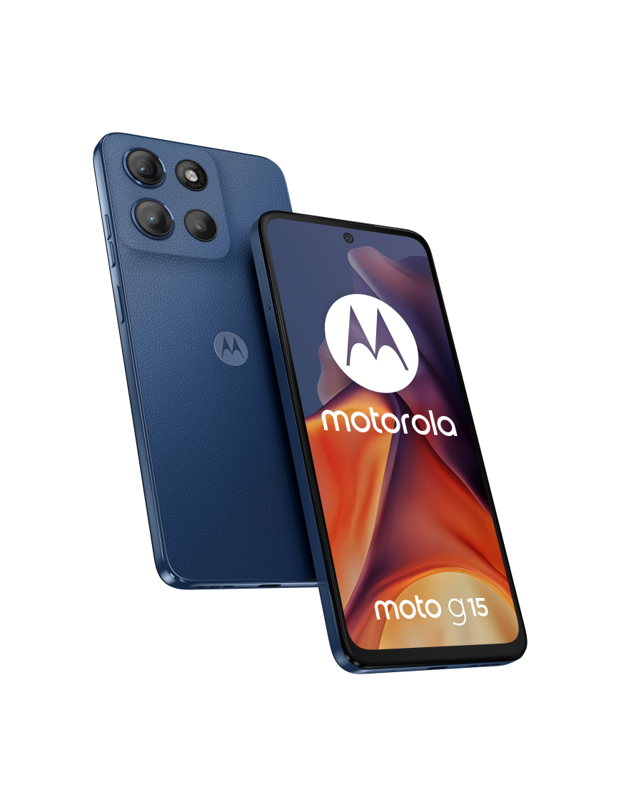 Motorola moto g15 17,1 cm (6.72") SIM doble Android 15 4G USB Tipo C 8 GB 512 GB 5200 mAh Marina