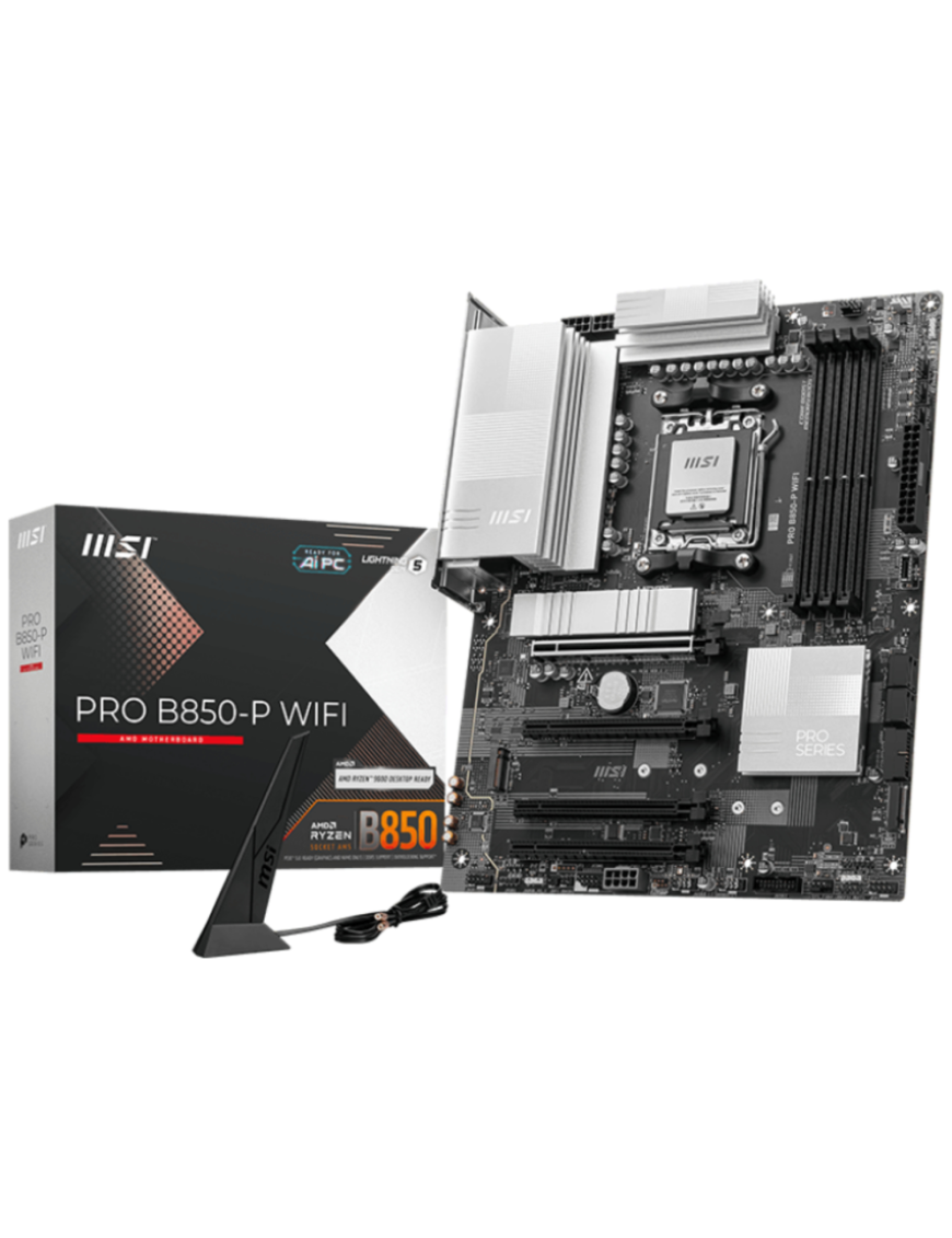 MSI PRO B850-P WIFI placa base AMD B850 Zócalo AM5 ATX