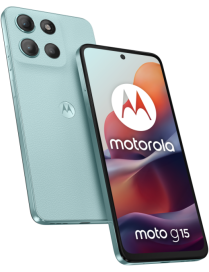 Motorola moto g15 17,1 cm (6.72") SIM doble Android 15 4G USB Tipo C 8 GB 512 GB 5200 mAh Azul claro