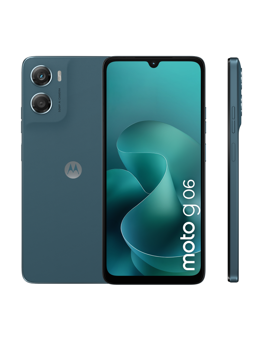 Motorola moto g06 17,5 cm (6.88") SIM doble Android 15 4G USB Tipo C 4 GB 64 GB 5200 mAh Azul