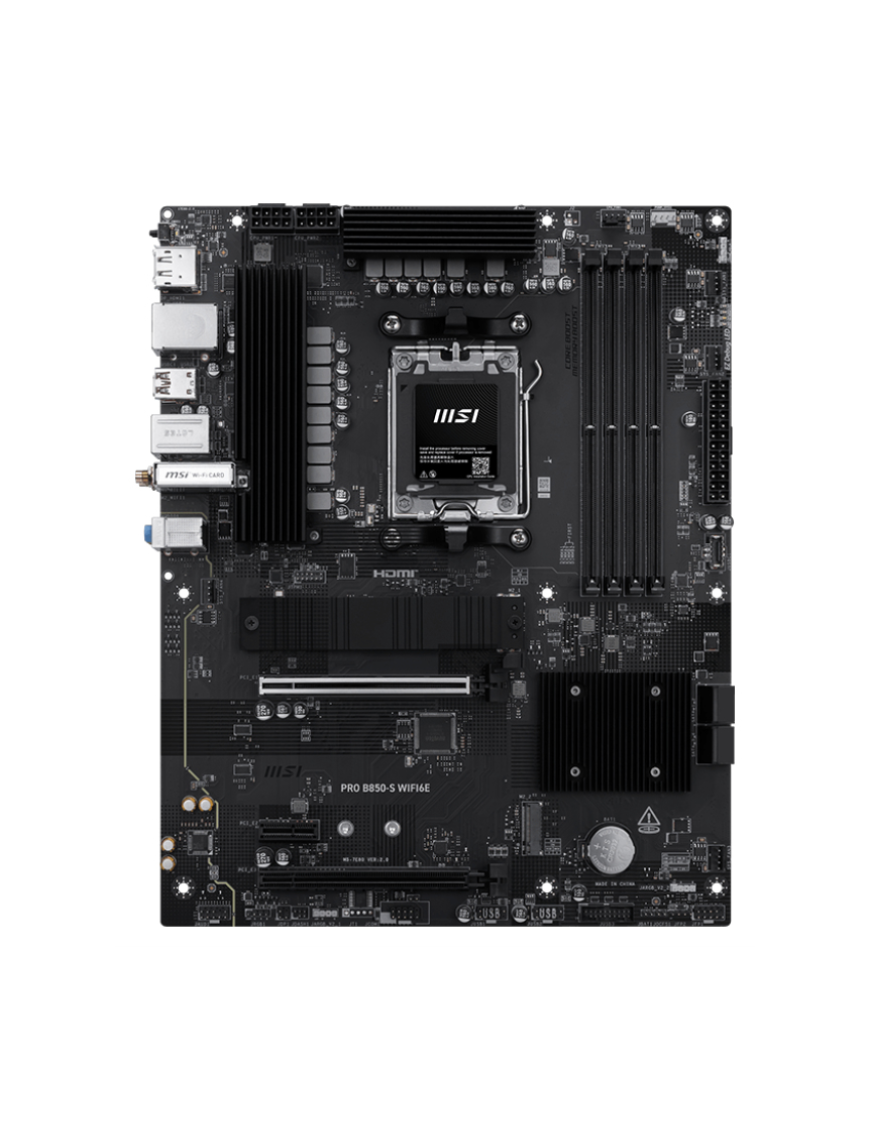 MSI PRO B850-S WIFI6E placa base AMD B850 Zócalo AM5 ATX