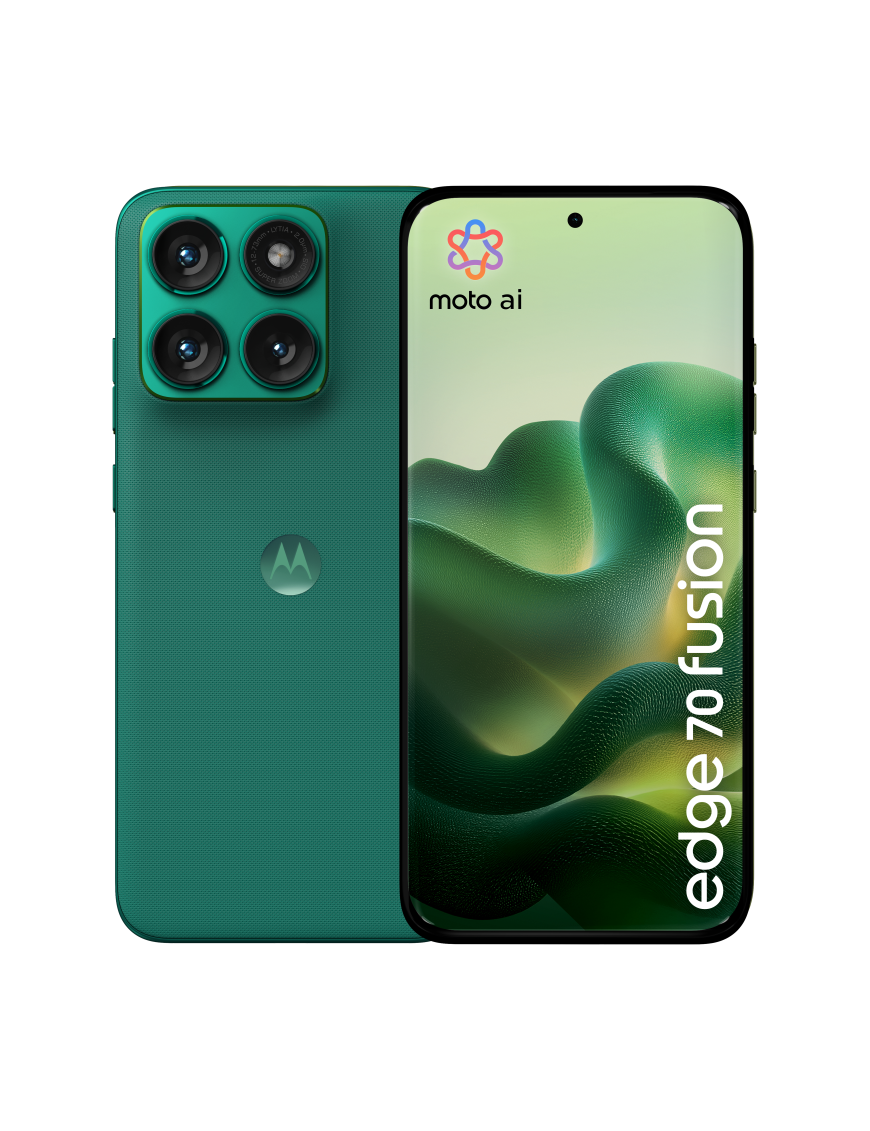 Motorola edge 70 fusion 17,2 cm (6.78") SIM doble Android 16.0 5G USB Tipo C 8 GB 256 GB 7000 mAh Verde