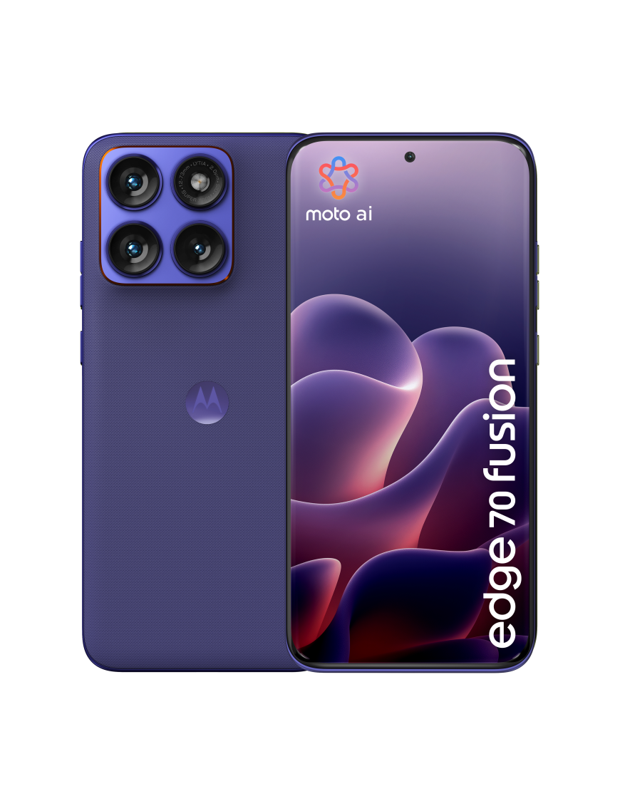 Motorola edge 70 fusion 17,2 cm (6.78") SIM doble Android 16.0 5G USB Tipo C 8 GB 256 GB 7000 mAh Violeta