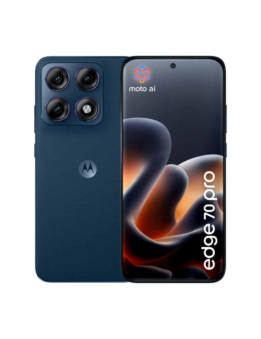 Motorola edge 70 pro 17,2 cm (6.78") SIM doble Android 16.0 5G USB Tipo C 12 GB 512 GB 6500 mAh Azul oscuro