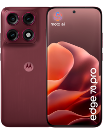 Motorola edge 70 pro 17,2 cm (6.78") SIM doble Android 16.0 5G USB Tipo C 12 GB 512 GB 6500 mAh Burdeos