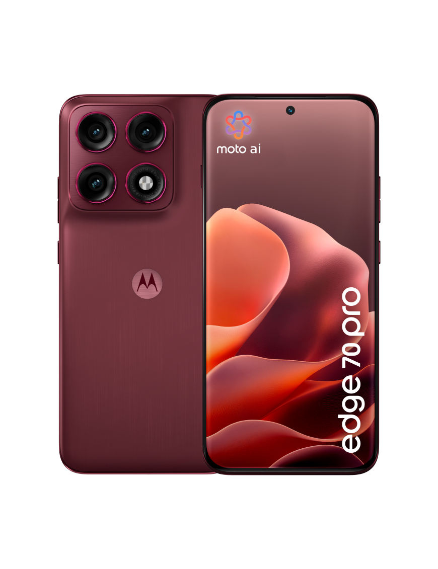 Motorola edge 70 pro 17,2 cm (6.78") SIM doble Android 16.0 5G USB Tipo C 12 GB 512 GB 6500 mAh Burdeos