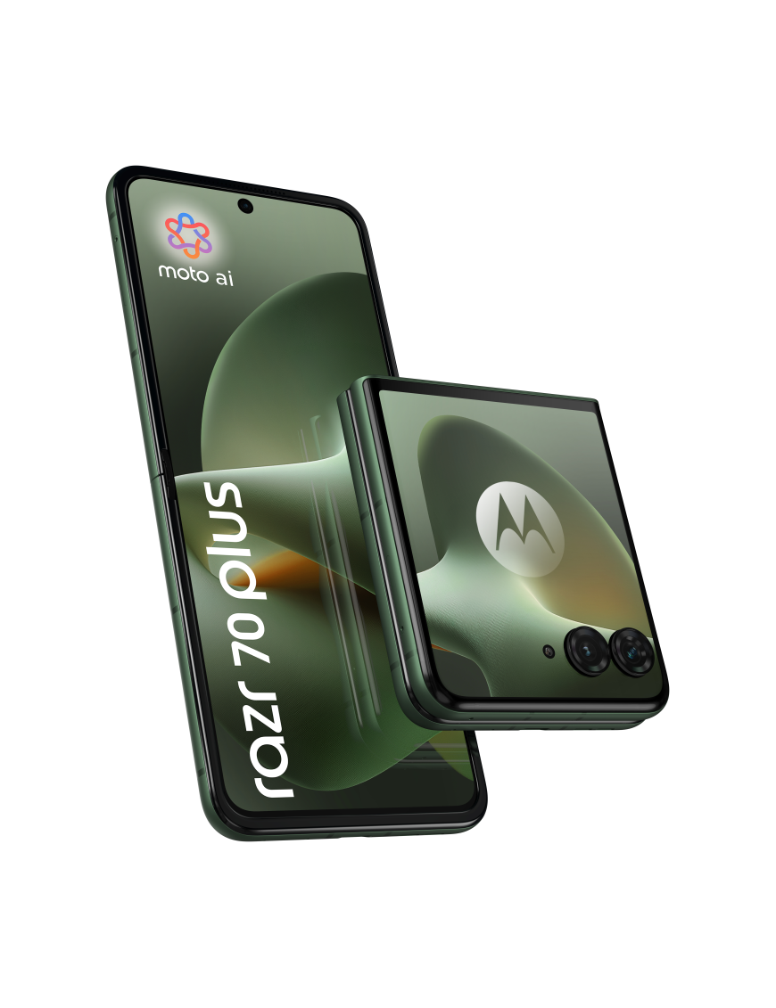 Motorola razr 70 plus 17,5 cm (6.9") SIM doble Android 16.0 5G USB Tipo C 12 GB 512 GB 4500 mAh Verde oscuro