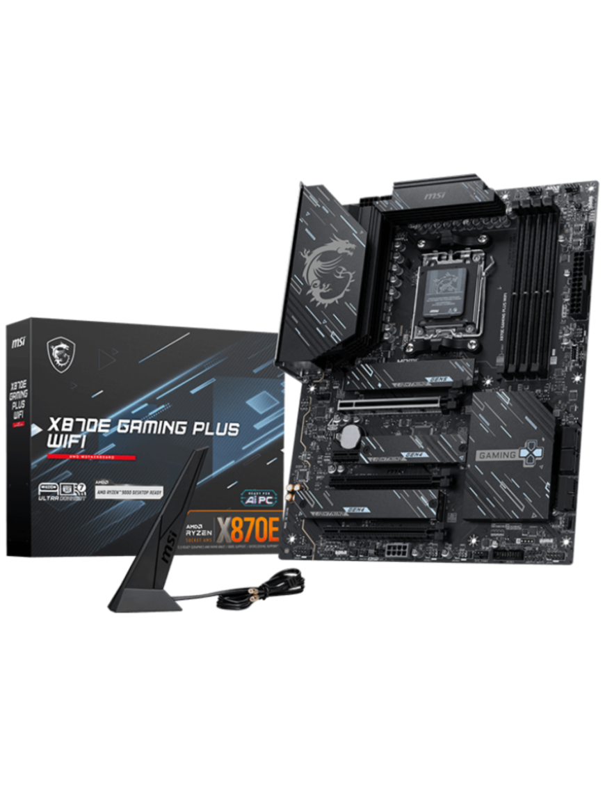 MSI X870E GAMING PLUS WIFI placa base AMD X870E Zócalo AM5 ATX