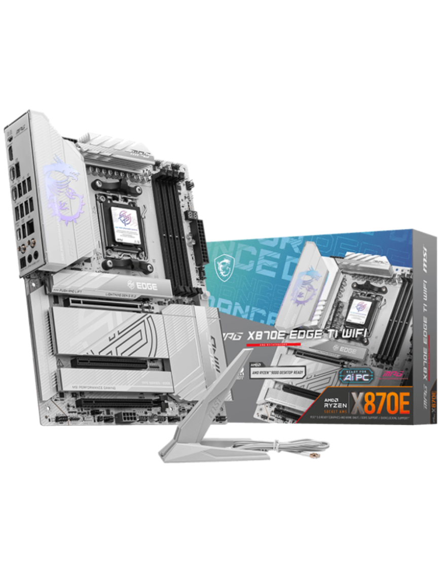 MSI MPG X870E EDGE TI WIFI placa base AMD X870E Zócalo AM5 ATX