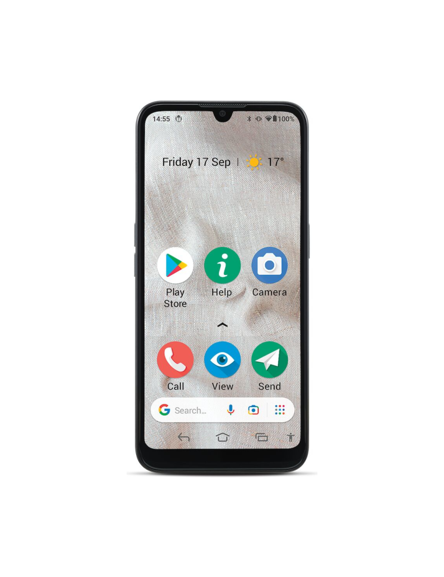 Doro 8100 15,5 cm (6.1") SIM única Android 11 Go Edition 4G USB Tipo C 2 GB 32 GB 3000 mAh Gris