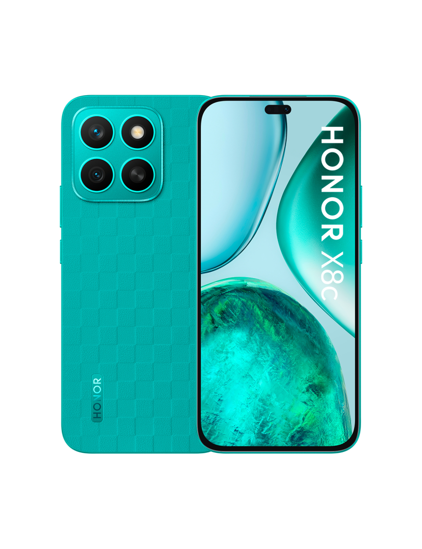 Honor X8c 17 cm (6.7") SIM doble MagicOS 9.0 4G USB Tipo C 8 GB 256 GB 5000 mAh Verde