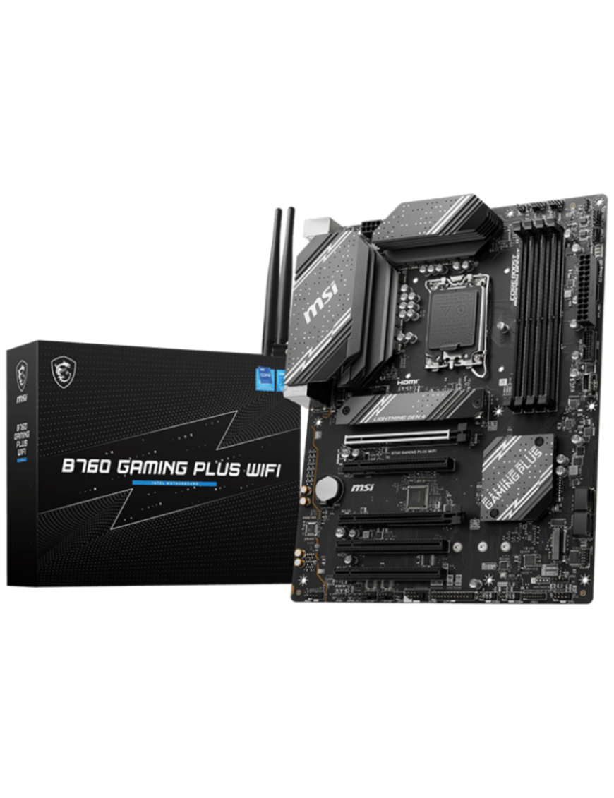 MSI B760 GAMING PLUS WIFI placa base Intel B760 LGA 1700 ATX