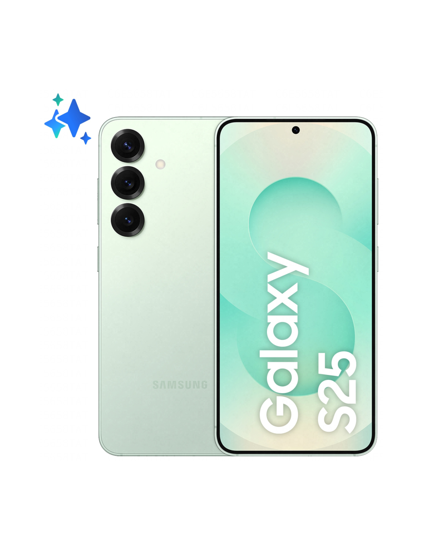 Samsung Galaxy S25 15,8 cm (6.2") SIM doble Android 15 5G USB Tipo C 12 GB 256 GB 4000 mAh Color menta