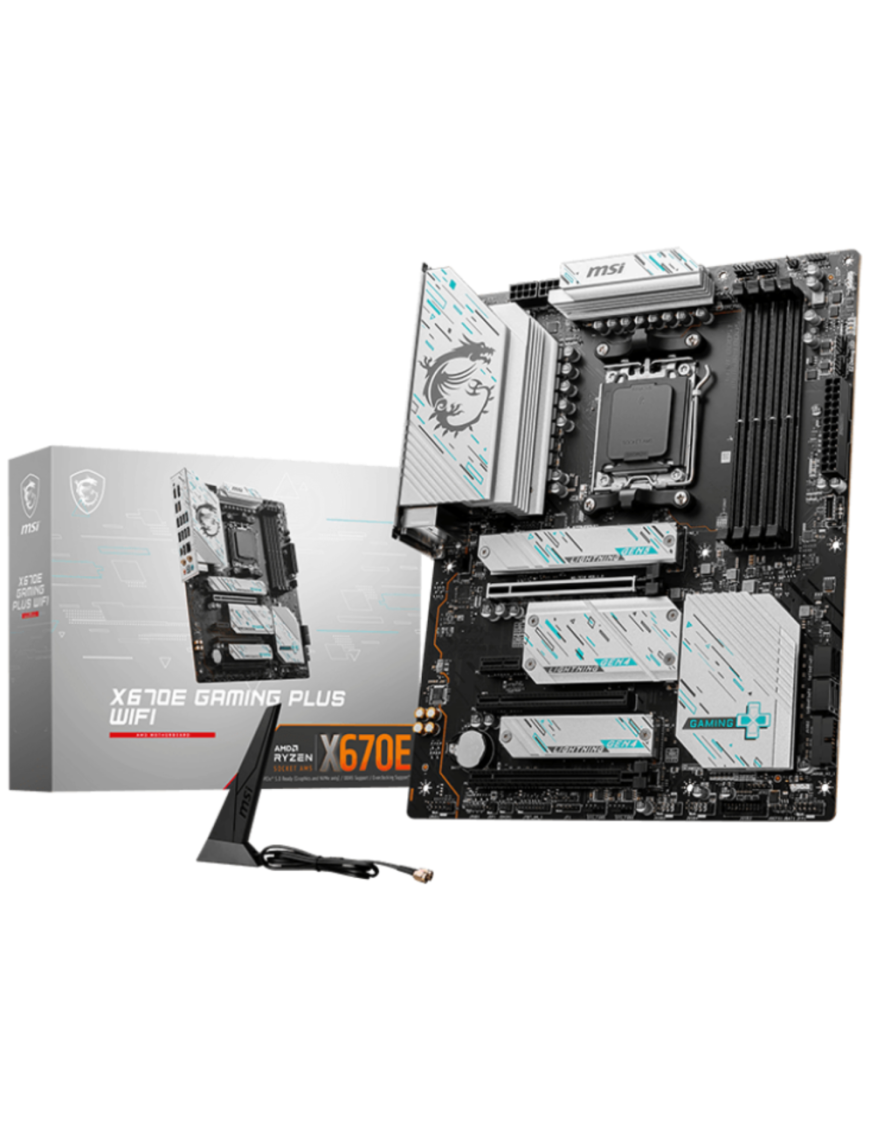 MSI X670E GAMING PLUS WIFI placa base AMD X670 Zócalo AM5 ATX