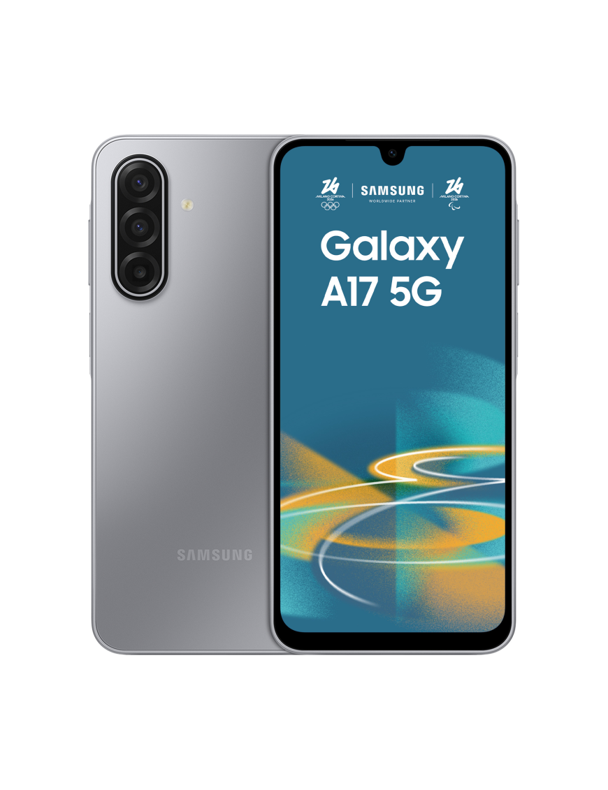 Samsung Galaxy A17 5G 17 cm (6.7") Ranura híbrida Dual SIM Android 15 USB Tipo C 4 GB 128 GB 5000 mAh Gris