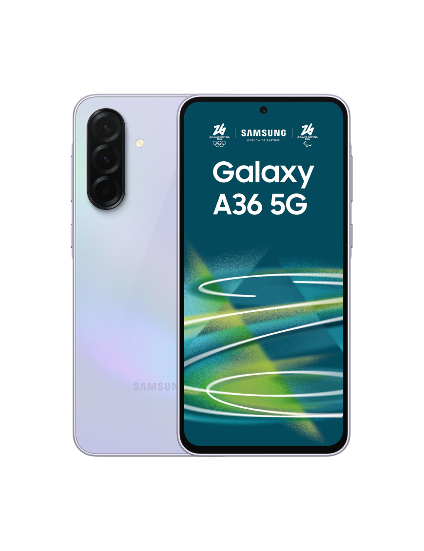 Samsung Galaxy A36 5G 17 cm (6.7") SIM doble Android 15 USB Tipo C 8 GB 256 GB 5000 mAh Lavanda