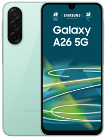 Samsung Galaxy A26 17 cm (6.7") Ranura híbrida Dual SIM Android 15 5G USB Tipo C 6 GB 128 GB 5000 mAh Color menta