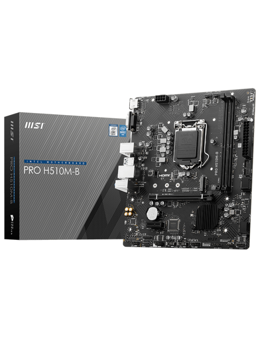 MSI PRO H510M-B placa base Intel H470 LGA 1200 (Socket H5) micro ATX