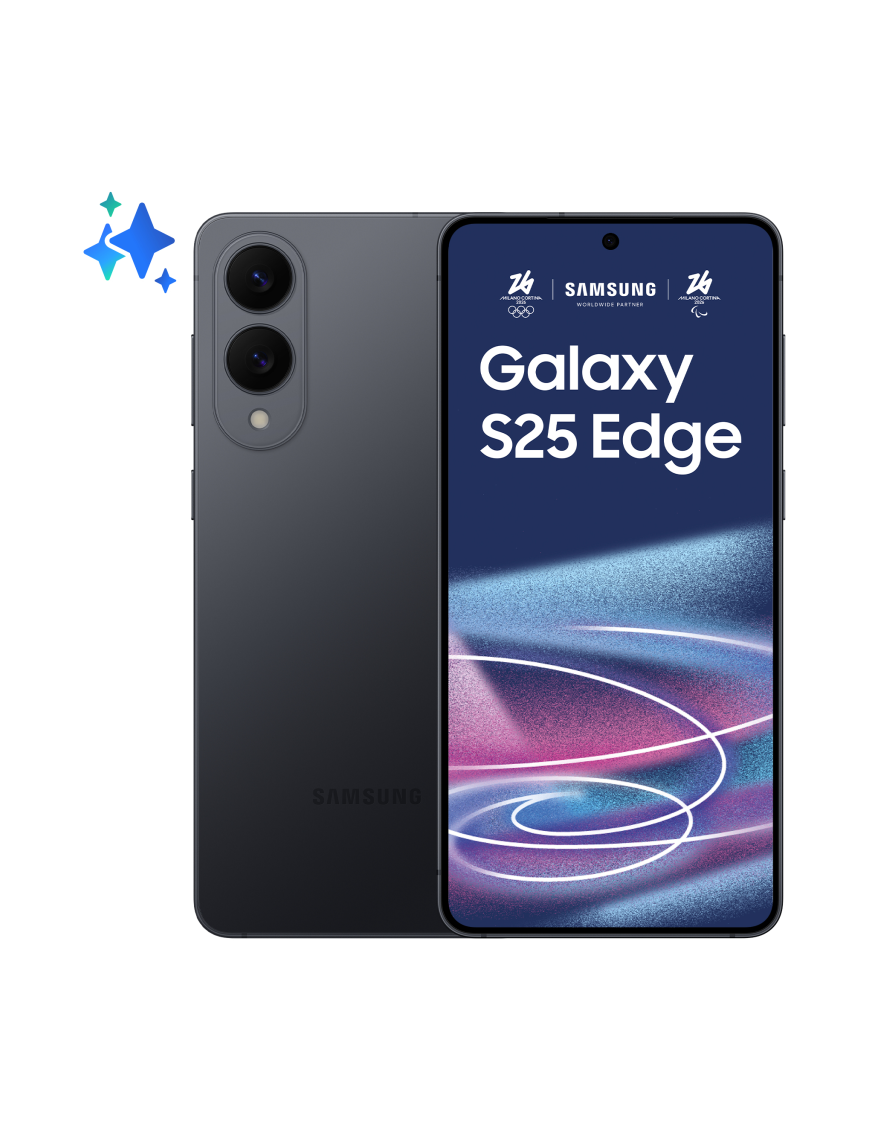 Samsung Galaxy S25 Edge 17 cm (6.7") SIM doble Android 15 5G USB Tipo C 12 GB 256 GB 3900 mAh Negro