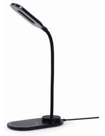Gembird TA-WPC10-LED-01 cargador de dispositivo móvil Smartphone Negro CC Cargador inalámbrico Interior