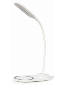 Gembird TA-WPC10-LED-01-W cargador de dispositivo móvil Smartphone Blanco CC Cargador inalámbrico Interior