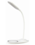 Gembird TA-WPC10-LED-01-W cargador de dispositivo móvil Smartphone Blanco CC Cargador inalámbrico Interior