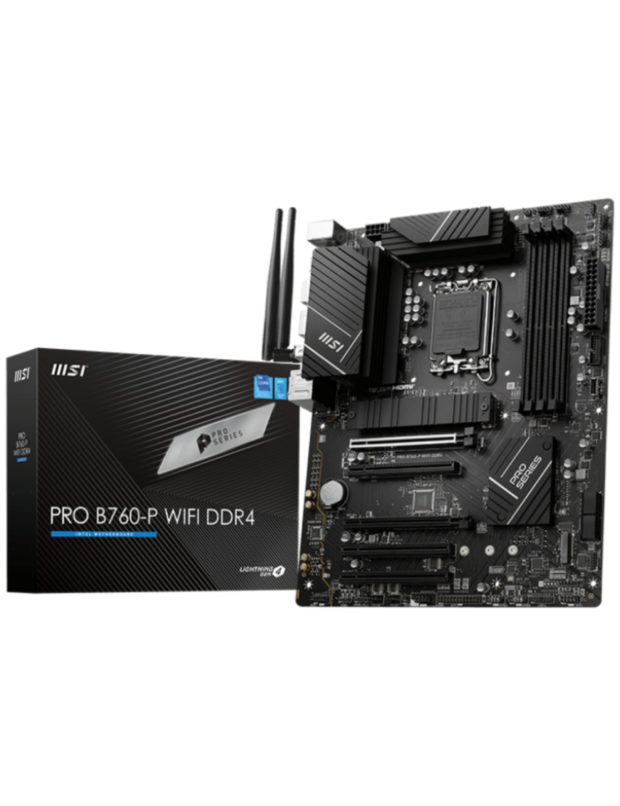 MSI PRO B760-P WIFI DDR4 placa base Intel B760 LGA 1700 ATX