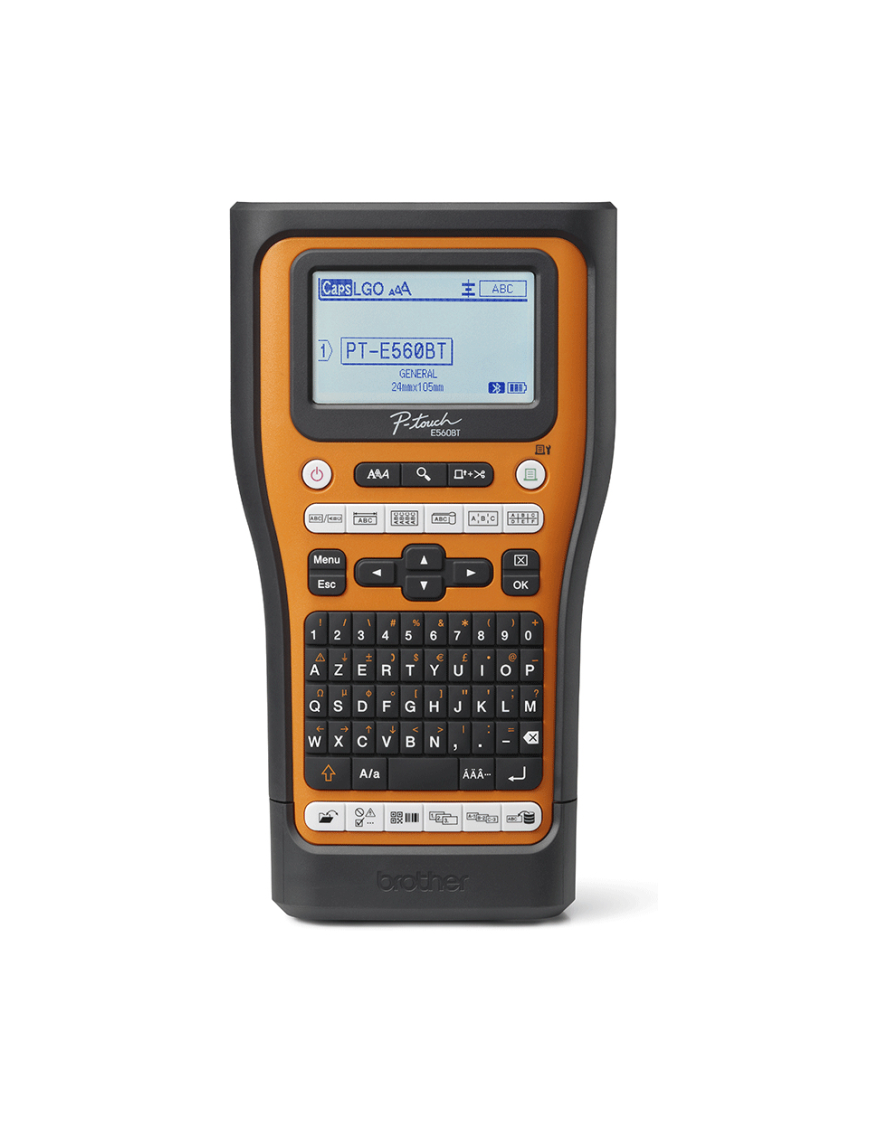 Brother PT-E560BTSP impresora de etiquetas Transferencia térmica 180 x 180 DPI 30 mm/s Inalámbrico y alámbrico HSE/TZe Bluetooth