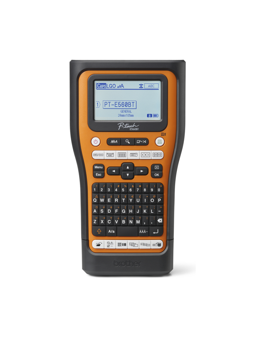 Brother PT-E560BTVP impresora de etiquetas Transferencia térmica 180 x 180 DPI 20 mm/s Inalámbrico y alámbrico HSE/TZe Bluetooth