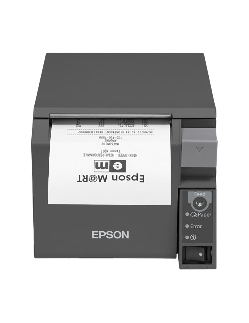 Epson TM-T70II (025A0): Serial + Built-in USB, PS, Black, EU