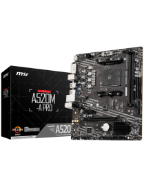 MSI A520M-A PRO placa base AMD A520 Zócalo AM4 micro ATX