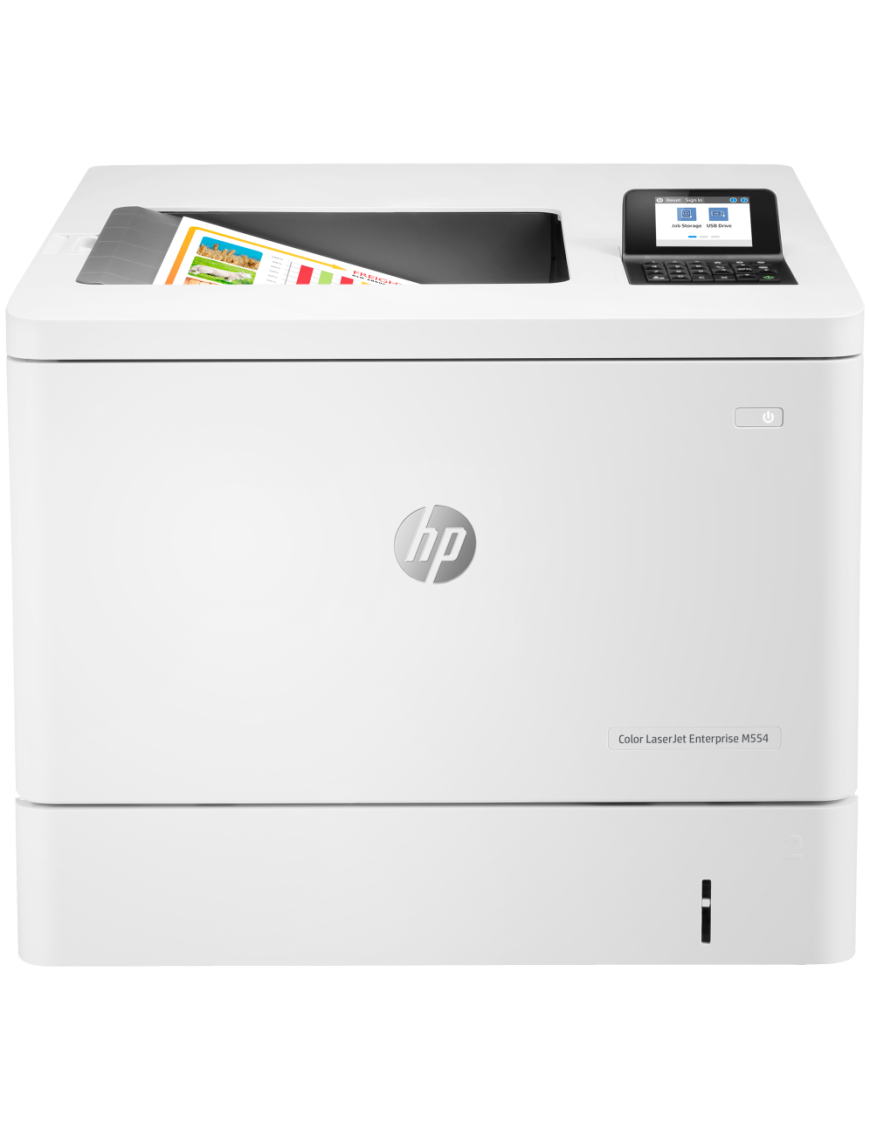 HP Color LaserJet Enterprise LaserJet Enterprise M554dn Color Impresora, Solo Ethernet; A doble cara