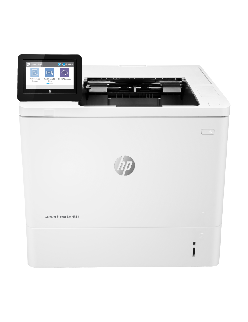 HP LaserJet Enterprise M612dn Blanco y negro Impresora, Solo Ethernet; A doble cara