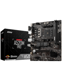 MSI A520M PRO placa base AMD A520 Zócalo AM4 micro ATX