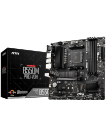 MSI B550M PRO-VDH placa base AMD B550 Zócalo AM4 micro ATX