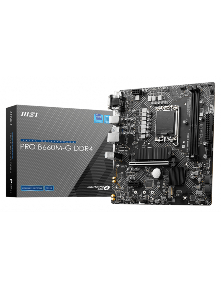 MSI PRO B660M-G DDR4 Intel B660 LGA 1700 micro ATX