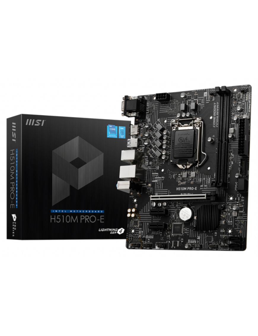 MSI H510M PRO-E placa base Intel H510 LGA 1200 (Socket H5) micro ATX