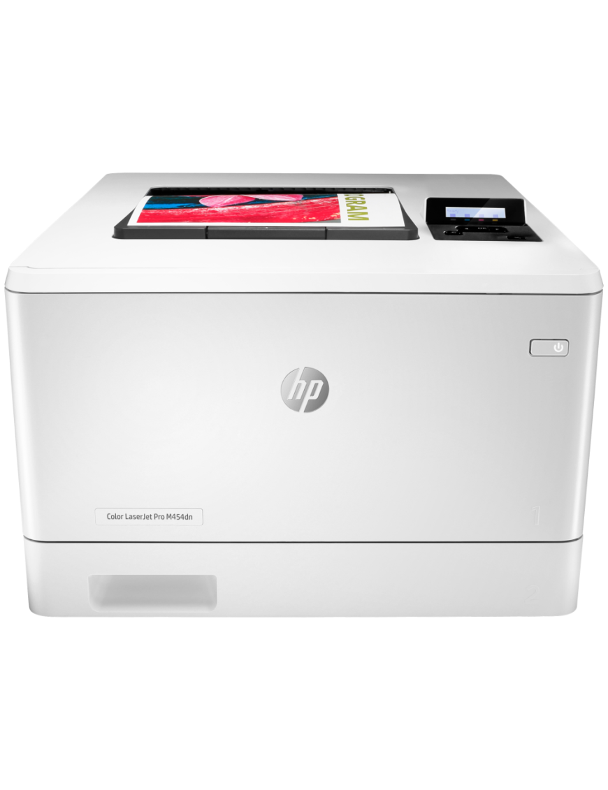 HP LaserJet Pro M454dn Color Impresora, Solo Ethernet; A doble cara