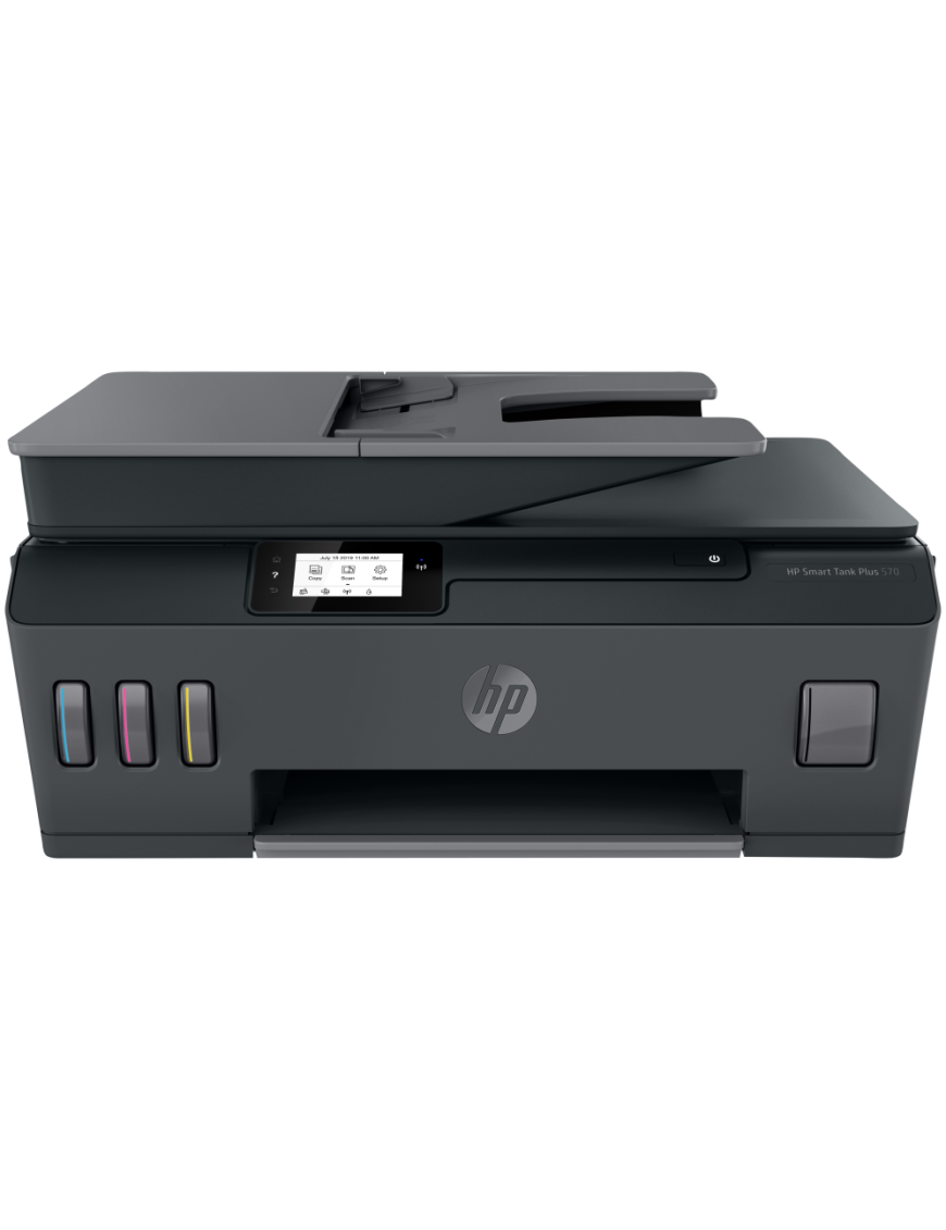 HP Smart Tank Plus 570 Inalámbrico All-in-One Color Impresora, Fotocopiadora, escáner