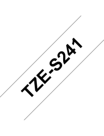 Brother TZE-S241 cinta para impresora de etiquetas Negro sobre blanco TZ