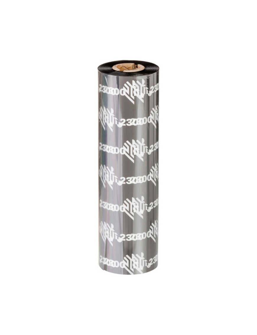 Zebra 2300 Performance Wax cinta térmica 74 m Negro