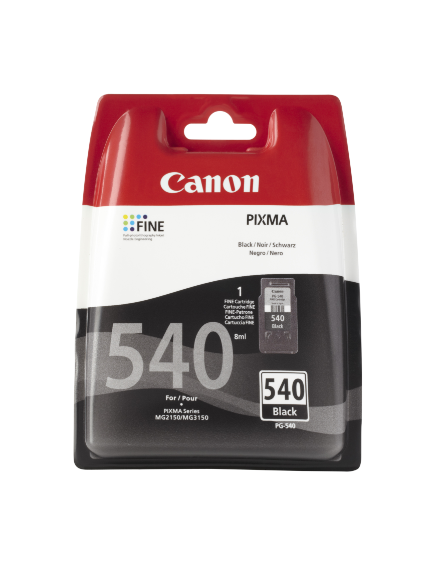 Canon PG-540 cartucho de tinta 1 pieza(s) Original Rendimiento estándar Foto negro