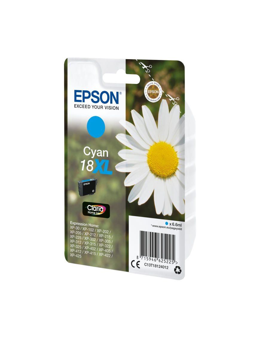 Epson Daisy Tinta cian 18XL Claria Home Margarita