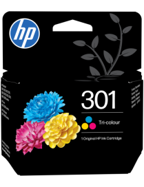 HP Cartucho de tinta original 301 Tri-color