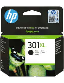 HP Cartucho de tinta original 301XL de alta capacidad negro