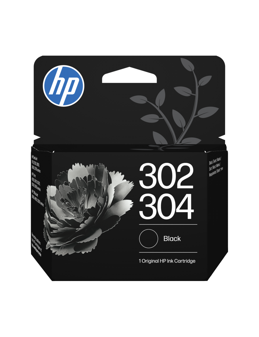 HP Cartucho de Tinta Original 302/304 negro